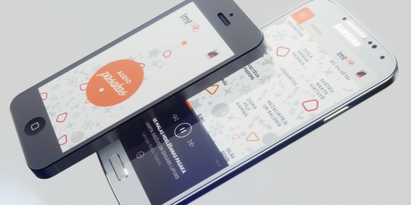 LMT Audio pasaku mobilā aplikācija iOS un Android