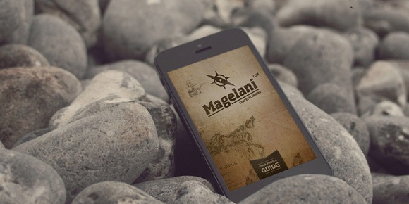 Magelani audio gida aplikācija iOS un Android